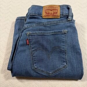 Levi Strauss Co Classic Bootcut‎ Jeans Blue Denim Women's Size 28x29